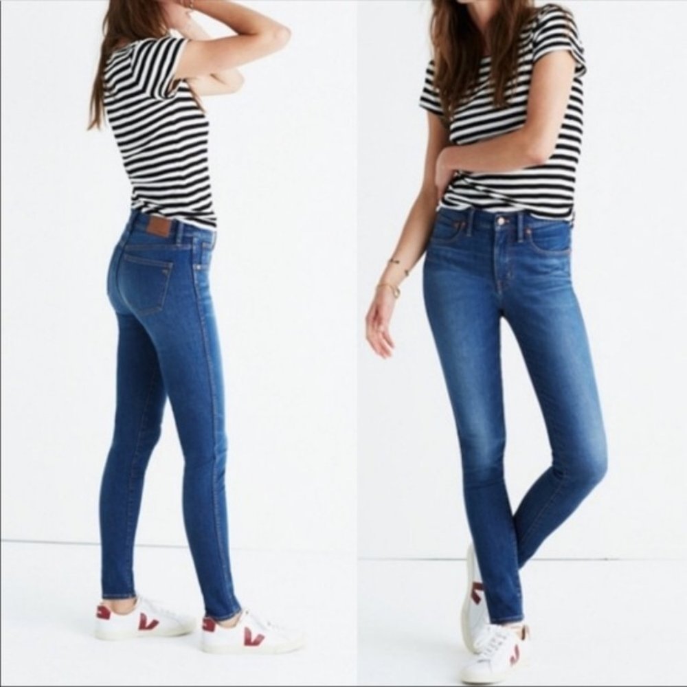 Madewell 9” High Rise Skinny Jeans Patty Wash 29